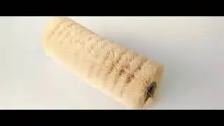 Natural Tampico Sanding Roller Cleaning Spiral Sisal Brush Cylinder