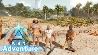 Ark Adventure - exploring some areas ( ep2 ) funny moments.
