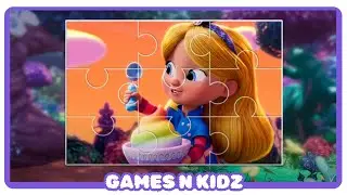 Alice's Wonderland Bakery Puzzles Disney Now App  Disney Junior Kids Videos