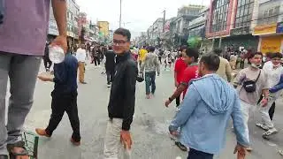 Zenzi Andolan Pokhara - Nepal: Gas Khadai Nagarpalika Bata Bhagiy0- Part 2