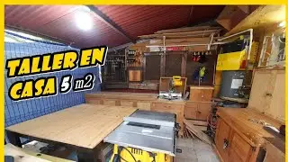 🚀¡Construye y Organiza! Tu Propio Taller de #carpinteria en #casa con Poco Espacio.