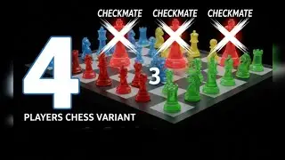 First time i win a game with stalemate 4 players chess game