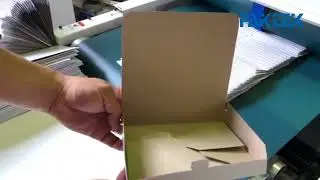 (#181)Auto. Folder Gluer, GM-850 Special Crash Lock Bottom Box. (特殊勾底盒)