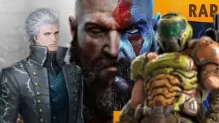Personagens de jogos hack slash reagindo a raps do kratos 2 em 1 Parte 2 