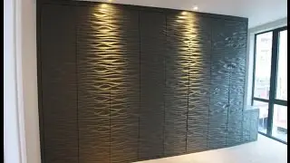 Huge Fitted Wardrobe with 3D Style Doors