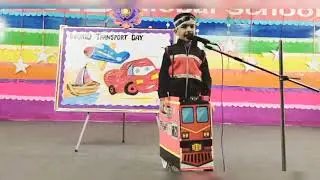 Role play of Train||Fancy Dress competition||Transport Day Celebration