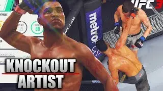Легендарный чемпион в становлении! Мастер нокаутов! Режим карьеры EA UFC 3!