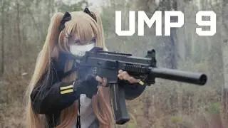 Попытки тренировки с UMP9 :3 #страйкбол #vfx