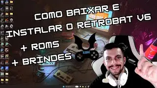 Como Baixar e Instalar o Retrobat V6 + Roms + Brindes