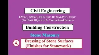 Dressing of Stone Surfaces | Stone Masonry | Building Construction