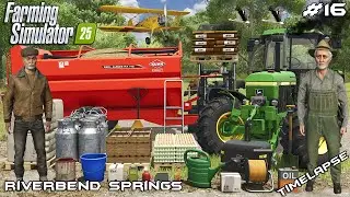 SELLING FARM PRODUCTS AND ANIMAL CARE | Animals on RIVERBEND | Farming Simulator 25 | Episode 16
