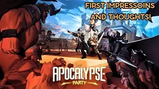 First Look at Apocalypse Party! Gladiator Axe Build vs Zombie Hordes!