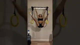 Little girl workout 😆🥹 #calisthenicsgirl