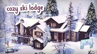 Cozy Ski Lodge ❄️ || The Sims 4 Speed Build