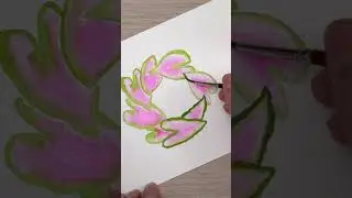 Watch This Dreamy Pink and Green Wreath Come to Life