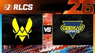 VITALITY vs GEEKAY | ROUND 1 LB - OPEN #3 EU - RLCS 2026
