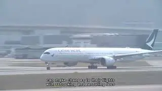 Airlines Cancel Flights as Typhoon Ragasa Nears Hong Kong