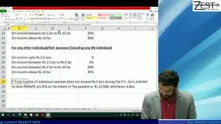 ALTERNATIVE TAX REGIME FOR INDIVIDUALS u/s 115BAC ! Important for CS, CA & CMA students!