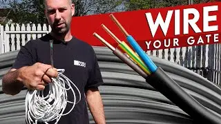 How can you make gate automation cheaper? Save money by wiring in advance!
