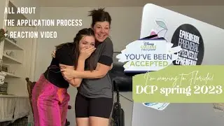 I GOT INTO THE DCP! (REACTION VIDEO) + all about the application & acceptance process!