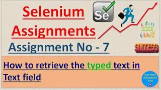 How to retrieve the typed text in Text field in Selenium | Pradeep Nailwal