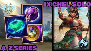 OBLITERATING ALL! - Ix Chel A-Z Grandmasters Solo Smite