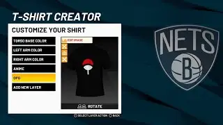 How To Make Uchiha Clan Custom Shirt !!! NBA 2K22