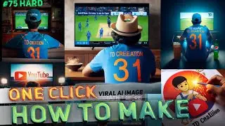 How To Make Cricket Team T Shirt Image With Own Name | Bing Image Creator | Day11 75 HARD Challange