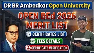 Open BEd Results in Ambedkar Open University@StudentUpdates247 