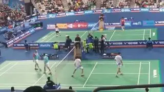 SF Fu Haifeng  Hong Wei vs Chris Adcock  Andrew Ellis  Nice Camera Badminton Korea 2014