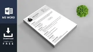 How to Make Resume/CV in MS Word ⬇ FREE  TEMPLATE