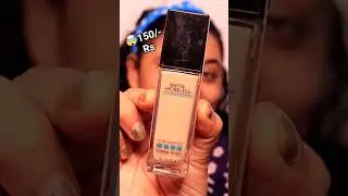 🤯150/- Rs, Maybelline Fit Me Foundation Review in the shade 115 Ivory #beautyqueenmadhu #maybelline