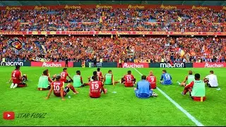 RC Lens - Guingamp (2-0) C&eacute;l&eacute;bration de la victoire avec les joueurs (03/08/2019)