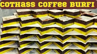 Cothass Coffee Burfi Sweet Recipe | Sweet Recipe in Tamil | defferent type sweet recipe