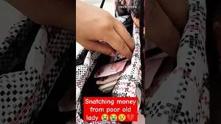 Snatching money from poor old lady 😭😢 #hindistories #story #viralshorts