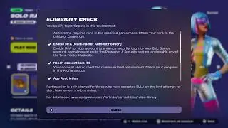 [CVHeesvelde]Here We Go Again Got all Requirements on Solo Ranked Cup Still Not Working 