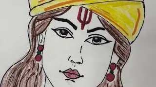 How to Draw Lord Krishna Step by Step | Krishna Drawing Tutorial for Beginners
