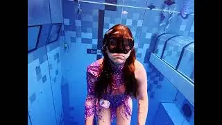 Diving with me at deepest pool in Europe