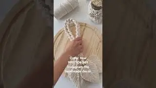 Macrame curtain tieback tutorial video#shortvideo #youtubeshortvideo #shortvideo