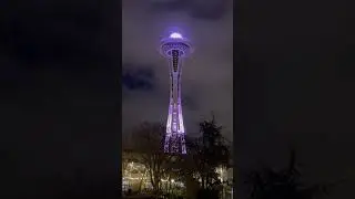 Space Needle, New Years 2024 #spaceneedle #seattle #seattlecenter #newyears #newyear2024 #newyear