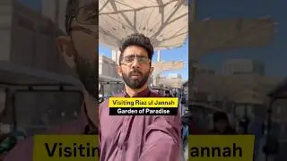 Blessed to visit Riaz Ul Jannah in Masjid-e-Nabawi twice during my recent Umrah trip.