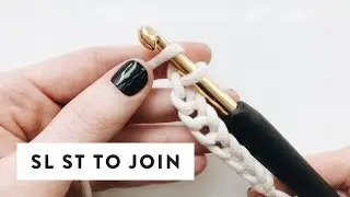 sl st to join