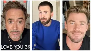 Marvel Cast During Quarantine, Part 22 | Robert Downey Jr, Chris Evans, Chris Hemsworth
