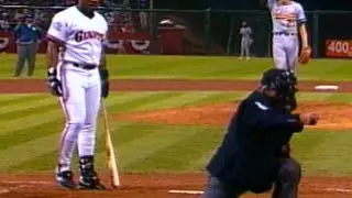 Umpire Rennert's loud strike call