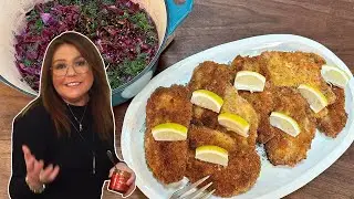Rach's Super-Tasty Chicken Cutlet + Braised Cabbage Dinner