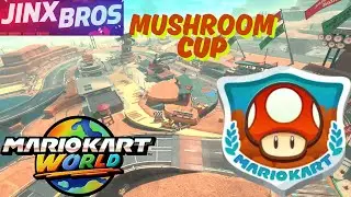 The Jinx Bros & Parents Tackle Mushroom Cup! Mario Kart World on Switch 2!