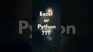 Python vs Excel for Data Analysis -Must Watch! #python #excel