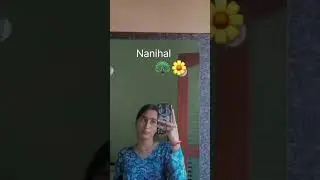 Nanihal 🦚🌼 #trendingshorts #nanihal #viralshorts #rajsthaniculture #ganv