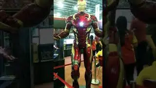 Iron Man Mark 46 Civil Wars 1/1 Scale Life Size Statue. Indonesian Comic Con 2019