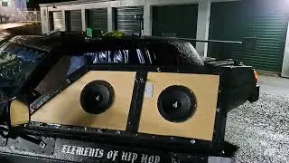 Testing out new Resilient Sounds Neo door speakers.
